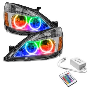 Honda Accord Headlight Assemblies - ORACLE Lighting - ColorSHIFT w/ Simple Controller - `03-`07